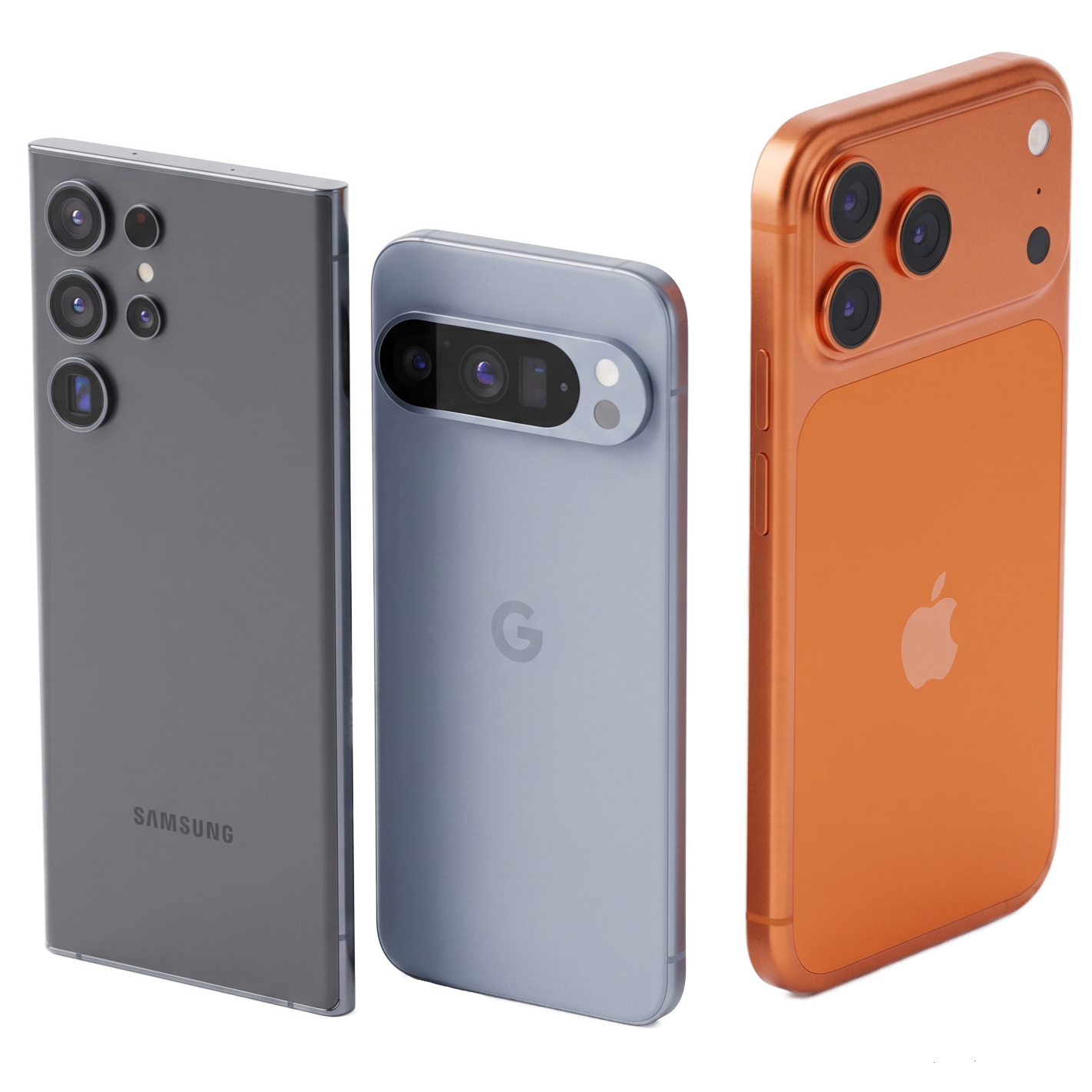 Samsung Galaxy, Google Pixel and Apple iPhone certified devices